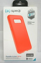 NOB Speck Presidio CLEAR Case for Samsung Galaxy S8 Matte Tangerine Orange - £7.63 GBP