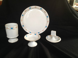 antique VIENNA PORCELAIN smoking set. Made in Austria - $149.69