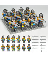 Custom Medieval Europe Knigths Army Set F x12 Minifigure Lot - $18.89