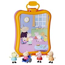 Peppa Pig Peppa&#39;s Club Friends Carrying Case Playset, Includes 4 Figures... - $681.14 MXN