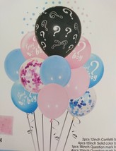 1 Set 13 Pcs Balloons Bouquet Gender Reveal Decoration Adult Baby Shower... - £12.54 GBP