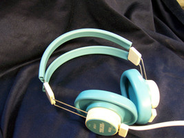Blue Retro Mono Headphone Telex 610-1 1/4&quot; Plug Vintage Aqua Metal Detecting Ham - £14.21 GBP