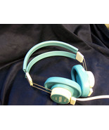 BLUE RETRO MONO HEADPHONE TELEX 610-1 1/4&quot; PLUG vintage AQUA metal detec... - £13.97 GBP