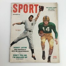 Sport Magazine November 1953 Phil Rizzuto &amp; Johnny Lattner, No Label - £11.17 GBP