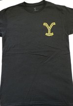 Yellowstone TV Show Est. 1886 Dutton Ranch Faux Stitch Logo T-Shirt - £14.06 GBP+