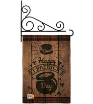St. Patrick's Day Pot of Gold Burlap - Impressions Decorative Metal Fansy Wall B - $33.97