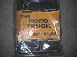 1958 FORD TRUCK TRUCKS Service Shop Repair Workshop Manual NEW - $100.24