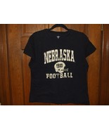 Russell Athletics Black Nebraska &quot;90&quot; Football Slim Fit T-Shirt - Size XL - £14.23 GBP