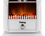 Hamilton Indoor Compact Freestanding Electric Fireplace Space Heater - R... - $314.99