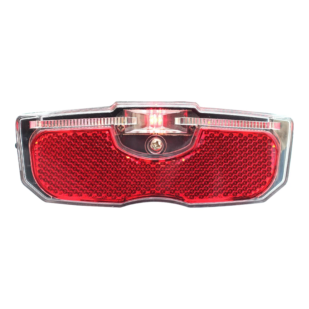 LED MTB Bike Bicycle Rear Reflector Tail Light For Luggage Rack Reflective - £9.55 GBP+