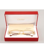 *Authentic Cartier Panthere Windsor 57 15 135 Gold GP Vintage Frames - $1,367.02 CAD