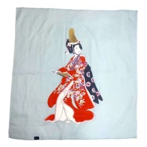 Vintage Geisha Japanese Women’s Sheer Fashion Scarf Vtg Statement Wearab... - $34.65