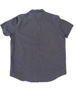 Michael Kors Mens Button Up Shirt Short Sleeves Classic Fit Blue White S... - $40.60 CAD