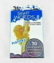 Sight Words II  36 Cards 70 Recognized Flash Cards School Kids Fun - $11.49