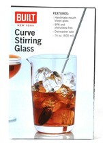 1 Count Built New York 16 Oz Curve Stirring Glass Dishwasher Safe BPA Free - £14.25 GBP