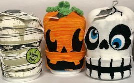 Kids Halloween Stocking Hats - Ghost, Jack O Lantern, Light Up Mummy - Cute! NEW - £10.33 GBP
