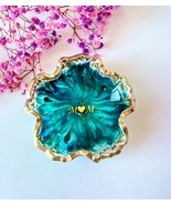 Personalized Epoxy Resin Ring Dish Gift Trinket Dish Monogram Epoxy Resi... - $54.53 CAD