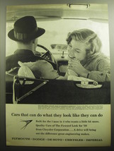 1958 Chrysler Corportation Advertisement - Cars that can do - $18.49