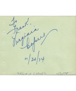 Virginia Capers Signed Vintage Album Page Ferris Bueller&#39;s Day Off - £23.34 GBP