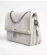 Zadig &amp; Voltaire Flash Rock Novel Grained Leather &amp; Suede Handbag Clutch... - $117.81