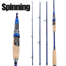 Sougayilang 4 Section Fishing Rod 2.1m 2.4m Portable M Power   Ultraligh... - £66.31 GBP