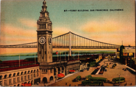 Vtg Postcard California Ferry Building San Francisco Postmarked 1948 - £4.90 GBP