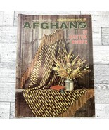 1970s Afghans By Columbia Minerva NOA-1 Knitting Pattern Book Vintage Na... - $12.86