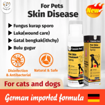 Cassiel Pet Antimicrobial Spray 50ml Cat Dog Skin Wound Fungus Ringworm ... - $19.65