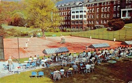 Hot Virginia Springs~ The Homestead Hotel Tennis Tournament ~1953 Psmk Postca... - £7.23 GBP