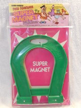 Flintstones 1976 Hanna-Barbera Fred Flintstone Super Magnet Horseshoe Shape MIP - £10.59 GBP