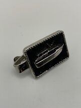 Vintage Silver Tone Yacht Boat Ship Tie Clip 1-3/8" Maritime Collectible - $12.50