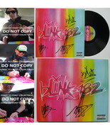 Mark Hoppus Travis Barker Matt Skiba signed Blink 182 Nine album proof B... - £1,168.56 GBP