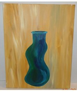 Still Life Original Oil Painting On Canvas 14&quot; x 11&quot; Abstract Art #3 - $665.83 MXN