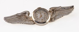 US Pilota Ali Orologio Spilla IN Argento Sterling Da Croydon! Ottimi Vin... - $532.40