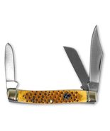 Roper Knives Pit Viper Stockman - 1065 Carbon Steel Blades - Triple Blad... - $35.29 CAD
