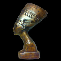 Nefertiti Egyptian Queen sculpture plaque in Bronze Finish replica - £23.64 GBP