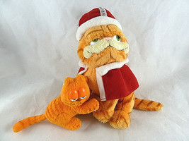 Garfield plush ty King crowned 7&quot; + Magnetized 5&quot; Garfield from the Movie - £15.81 GBP