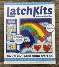 Latch Kits Mini-Rug Sewing Kit The Classic Latch Hook Craft Kit - Rainbo... - $15.84
