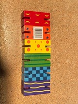 Colorful Wooden Fidget Block Puzzle *NEW* ddd1 - £7.96 GBP