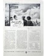 WWII-ALUMINUM COMPANY OF AMERICA-1941 Vintage Print Ad-War Planes-Delive... - $241.43 MXN