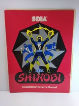 Shinobi Arcade Game Manual Original Service Owners Repair 1987 + Insert - £20.82 GBP