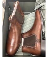 NEW Johnston &amp; Murphy Tyndall Cap Toe Lace Up Leather Boots Mens - Size 11M - $204.60 CAD