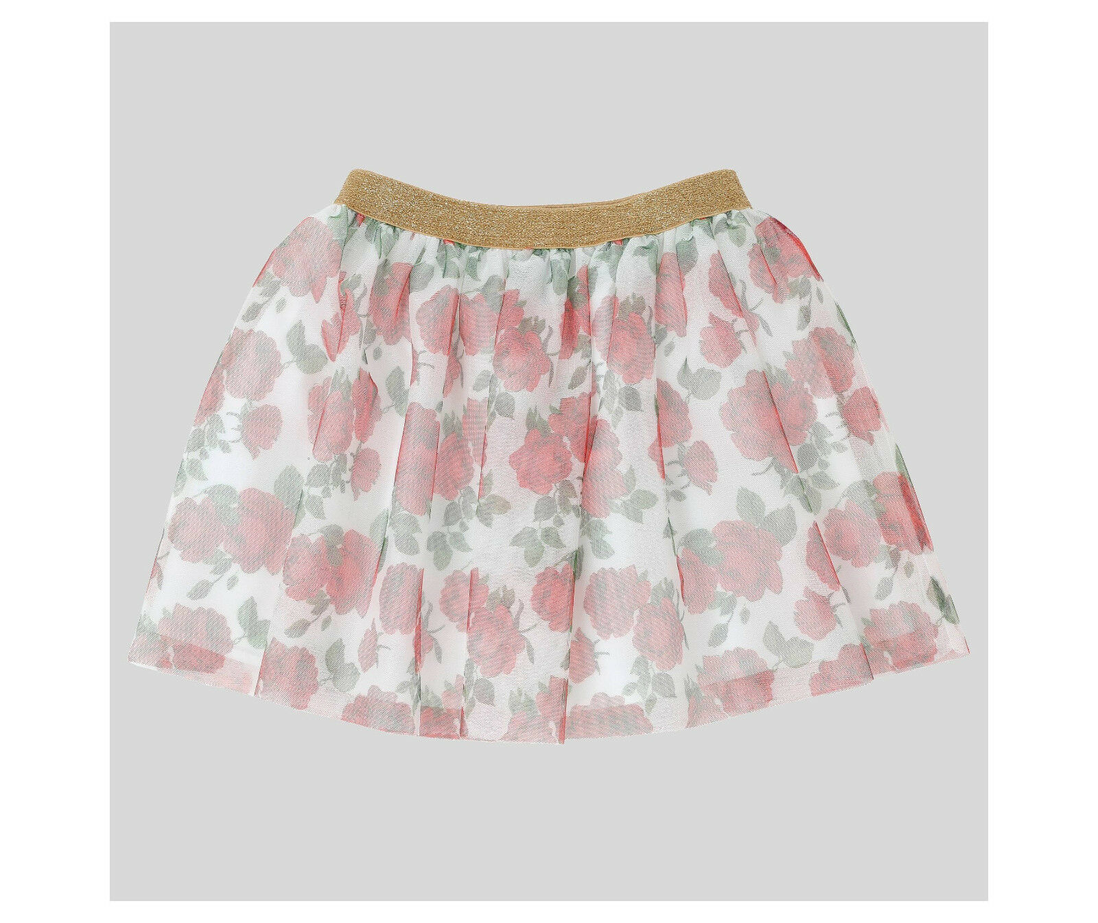 DISNEY TARGET Durran Kid Girls' Beauty and the Beast Rose Mesh Tulle Skirt XL - £28.41 GBP