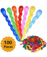 Spiral Long Latex Balloons Wedding Mixed Color Kids Birthday Party Décor... - €15,94 EUR