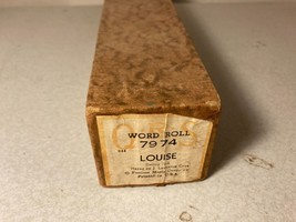 Vintage QRS 7974 Louise Swing Fox by J Lawrence Piano Roll - £7.85 GBP
