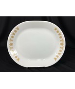 (1) Corelle Butterfly Gold 12&quot; x 10&quot; Oval Serving Platter Made in USA - $14.99