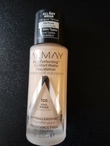 (1) Almay Skin Perfecting Comfort Matte Foundation 120 Cool Bisque 1 fl. oz - $7.66