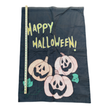 Pumpkin Halloween Jack-o&#39;-lantern House Large Banner Flag Garden 27&quot; x 38&quot; - £8.22 GBP