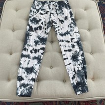 Zelle Yoga Tie Dye Jogger Pants Black White M - $337.22 MXN