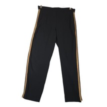 Aritzia Babaton Womens Size 6 Pants Conan Black Brown Side Stripe Cropped - £22.55 GBP